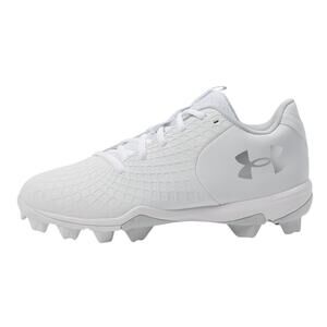 Under Armour Womens Glyde 2.0 RM Field Shoes US 7.5B EU 38.5 White Silver EUC